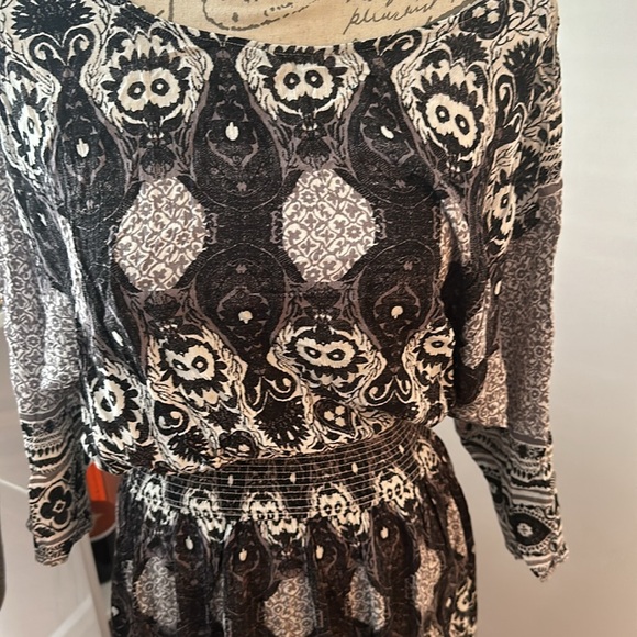 Free People midi paisley boho Dress - M - Picture 4 of 9